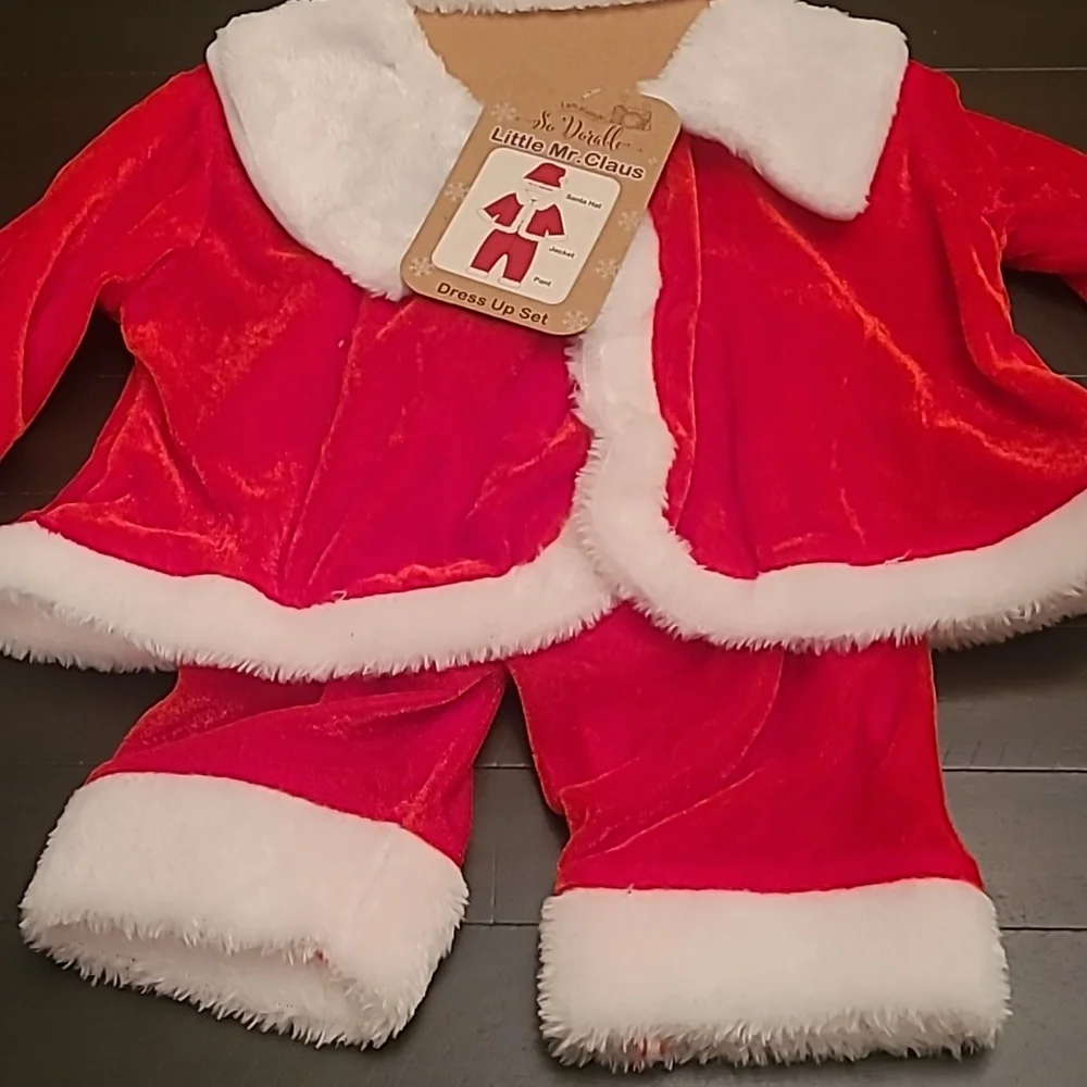 My 1st Christmas - up to 12M Santa Outfit